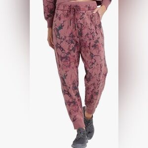 JoyLab Berry French Terry Acid Wash Jogger Sweatpants Size XL